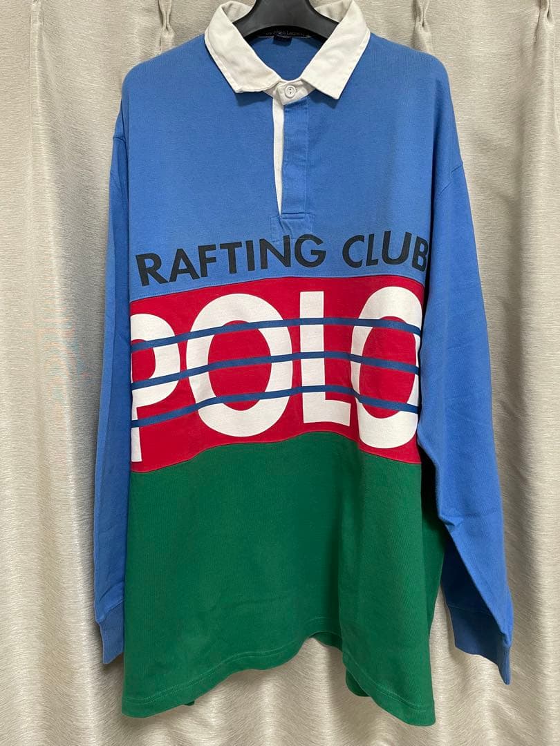 polo 1992 RAFTING CLUB ラガーシャツ オリジナル XL