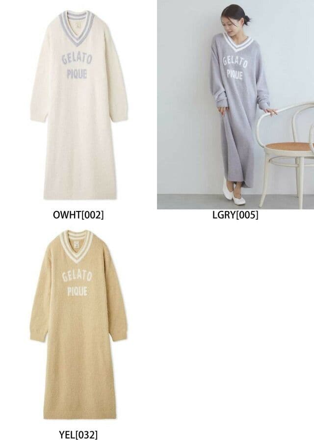 新品♪gelato pique ジェラートピケ♪ベビモコフレッピーワンピース♪