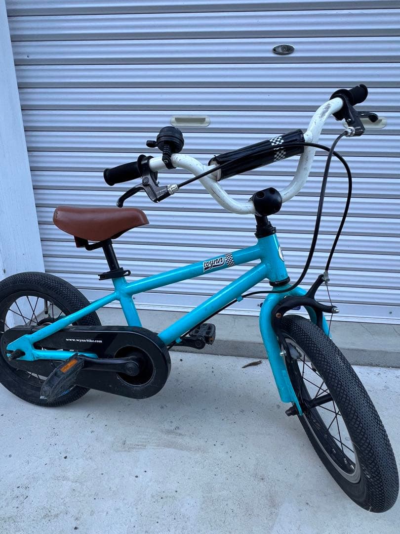 幼児用自転車 青 小型