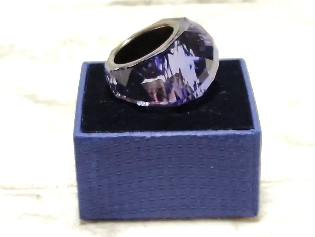 新品　正規品　スワロフスキー　ニルヴァーナ　リング　55　#13〜15　パープル