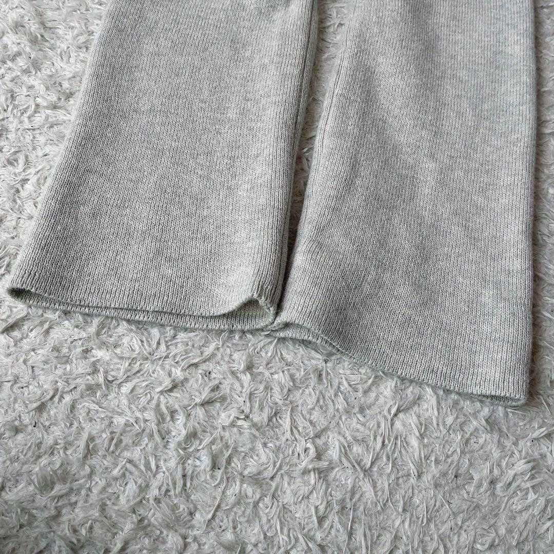 【美品】フォクシー ニットコート フーディパーカーロングニット カシミアコットン