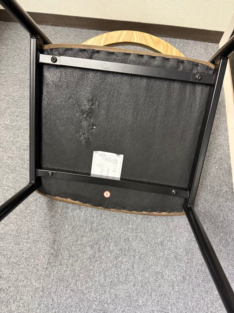 【なおみ】ダイニングテーブル5点セット 4人掛け 肘付き チェア