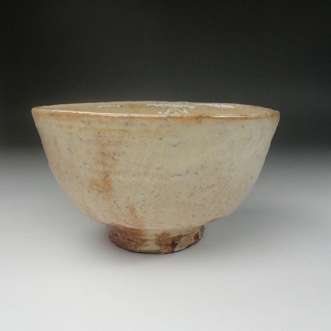 Ｔ６３０　茶碗　『萩茶碗』『天寵窯　七代　兼田三左衛門 造』共箱　抹茶碗　茶道具