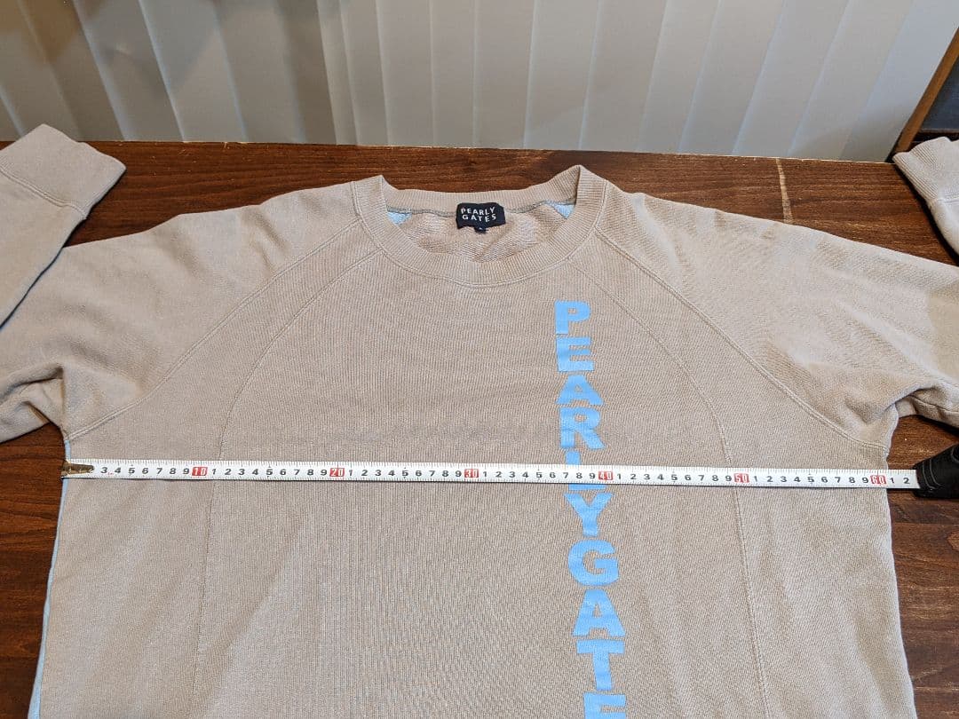 パーリーゲイツ　コットン　トレーナー　プルオーバー　ゴルフ　ウェア スウェット