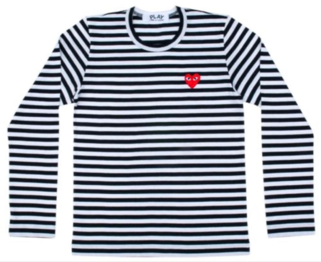 【新品未使用】COMME des GARCONS PLAY ボーダーロンT