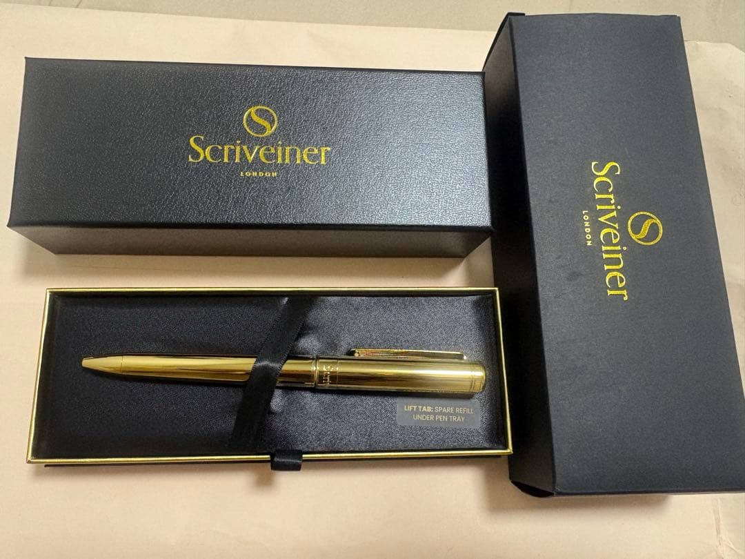 Scriveiner ゴールドボールペン