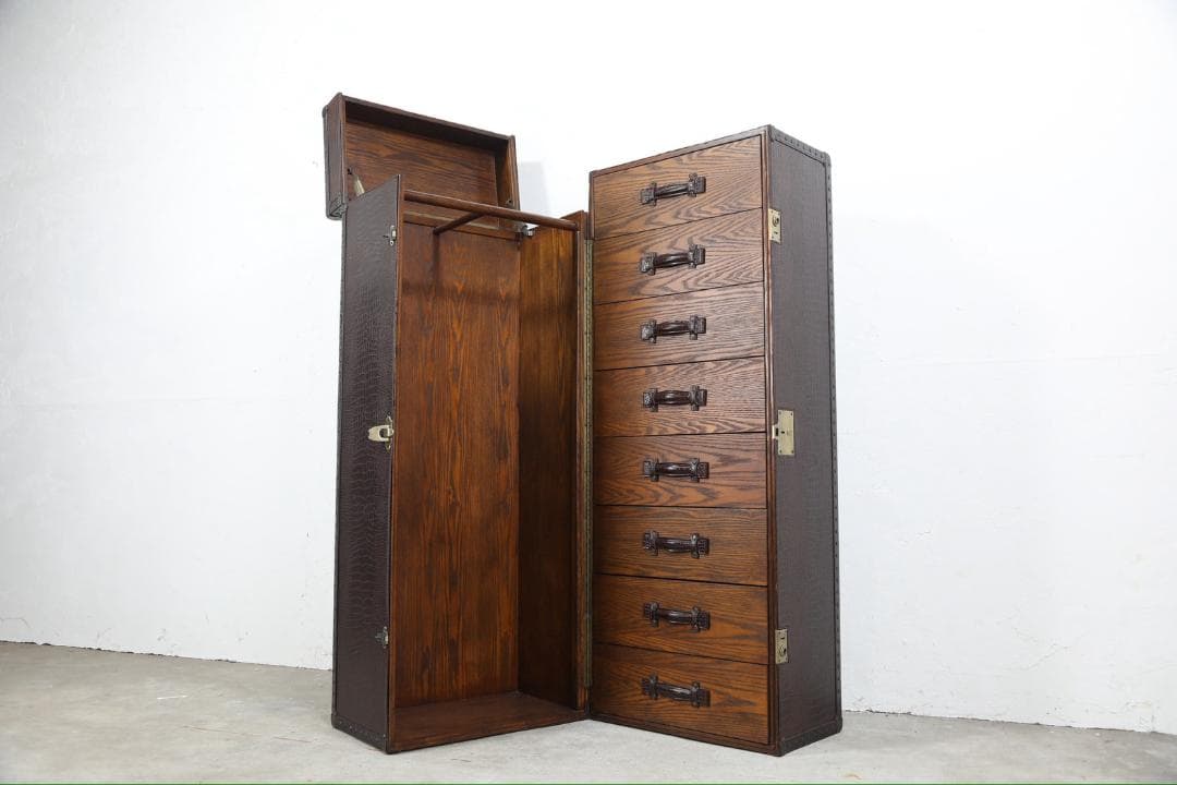 希少『HALO』ハロ トランクワードローブ トランクキャビネット RWwar4