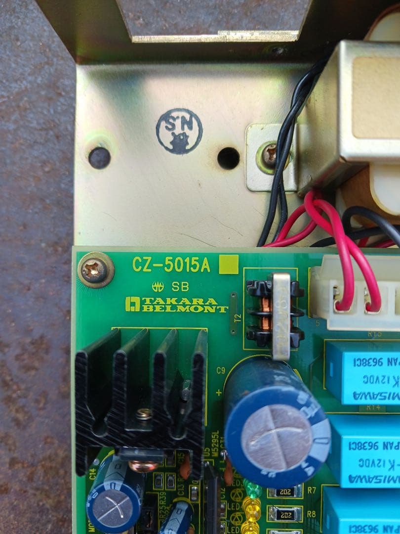 理容椅子の修理部品(タカラベルモント) BB-879MNの電子基盤