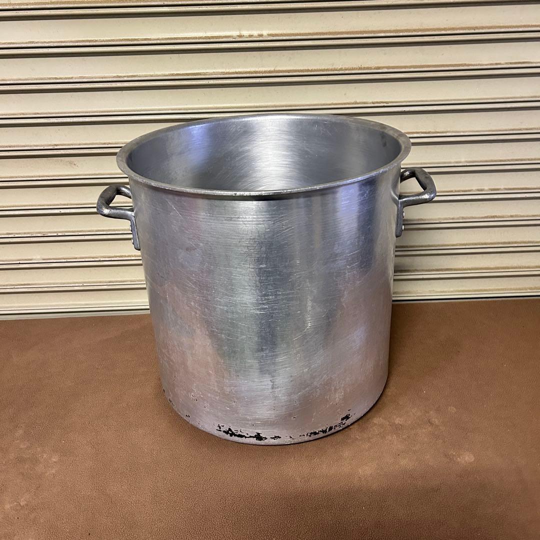 CF43★アルミ製★ 特大 寸胴鍋 両手鍋 直径44.5㎝ 厨房 業務用 359