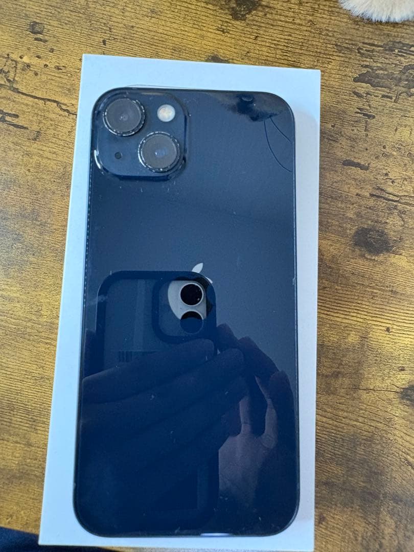 iPhone 13 128GB ブラック SIMフリー 傷あり バッテリー78%