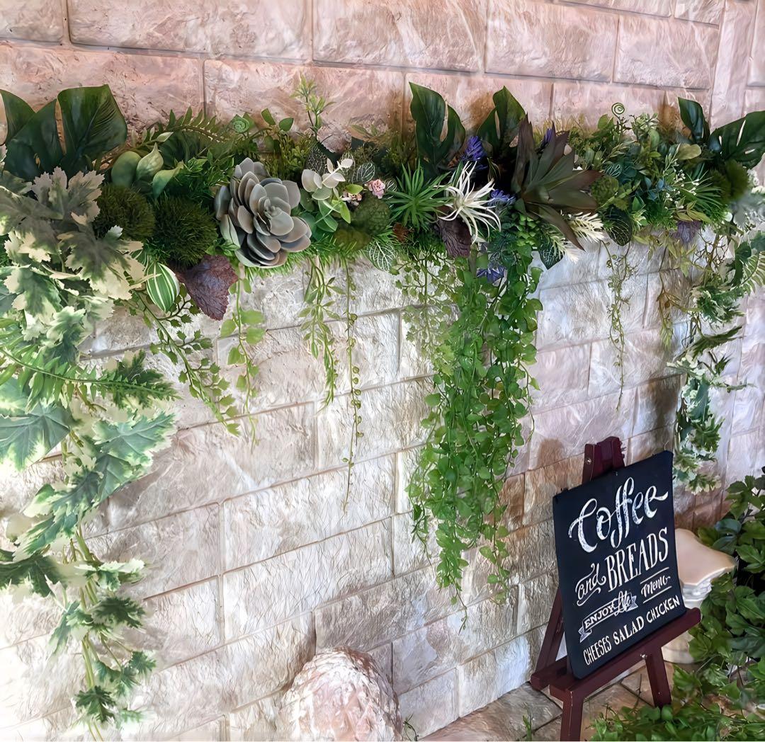 光触媒　人工観葉植物　ウォールグリーン　フェイクグリーン　ハンドメイド　！！！