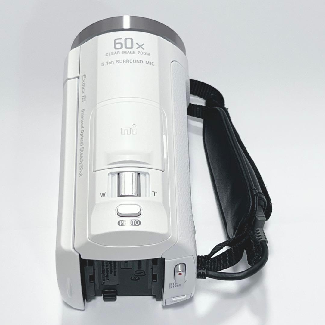 【美品】SONY HDR-CX535 ビデオカメラ ホワイト