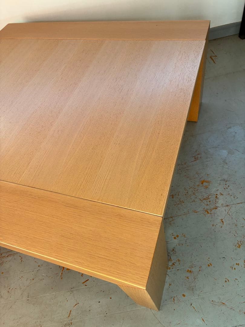 カリガリス Calligaris スクエア　センターテーブル　　ナチュラル