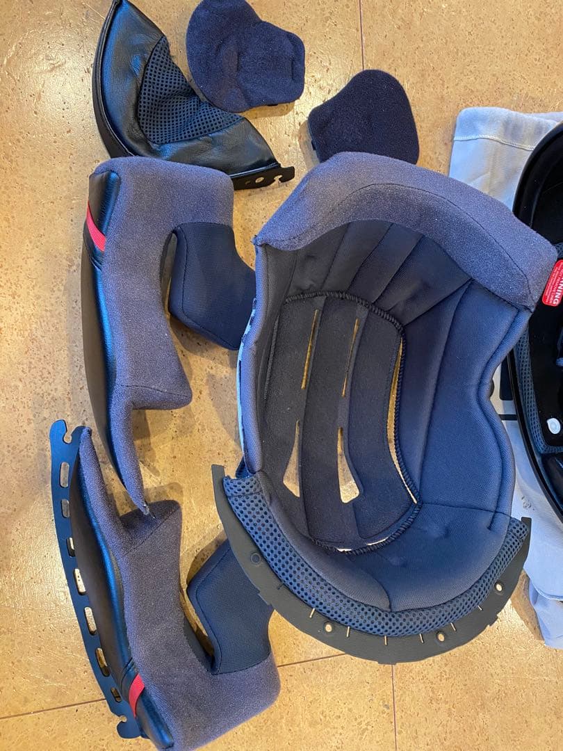 SHOEIヘルメット GT-Air SWAYER XLピンロック付　内装2セット