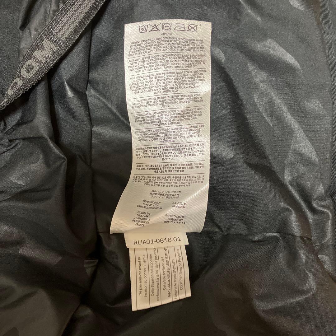 VOLCOM スノーボードジャケット ブラック Lサイズ