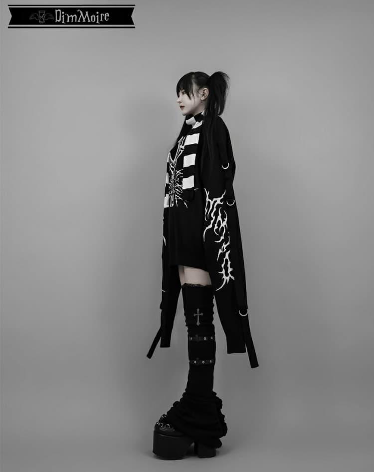 DimMoire【ディムモアール】超ロングスリーブニットII/Black