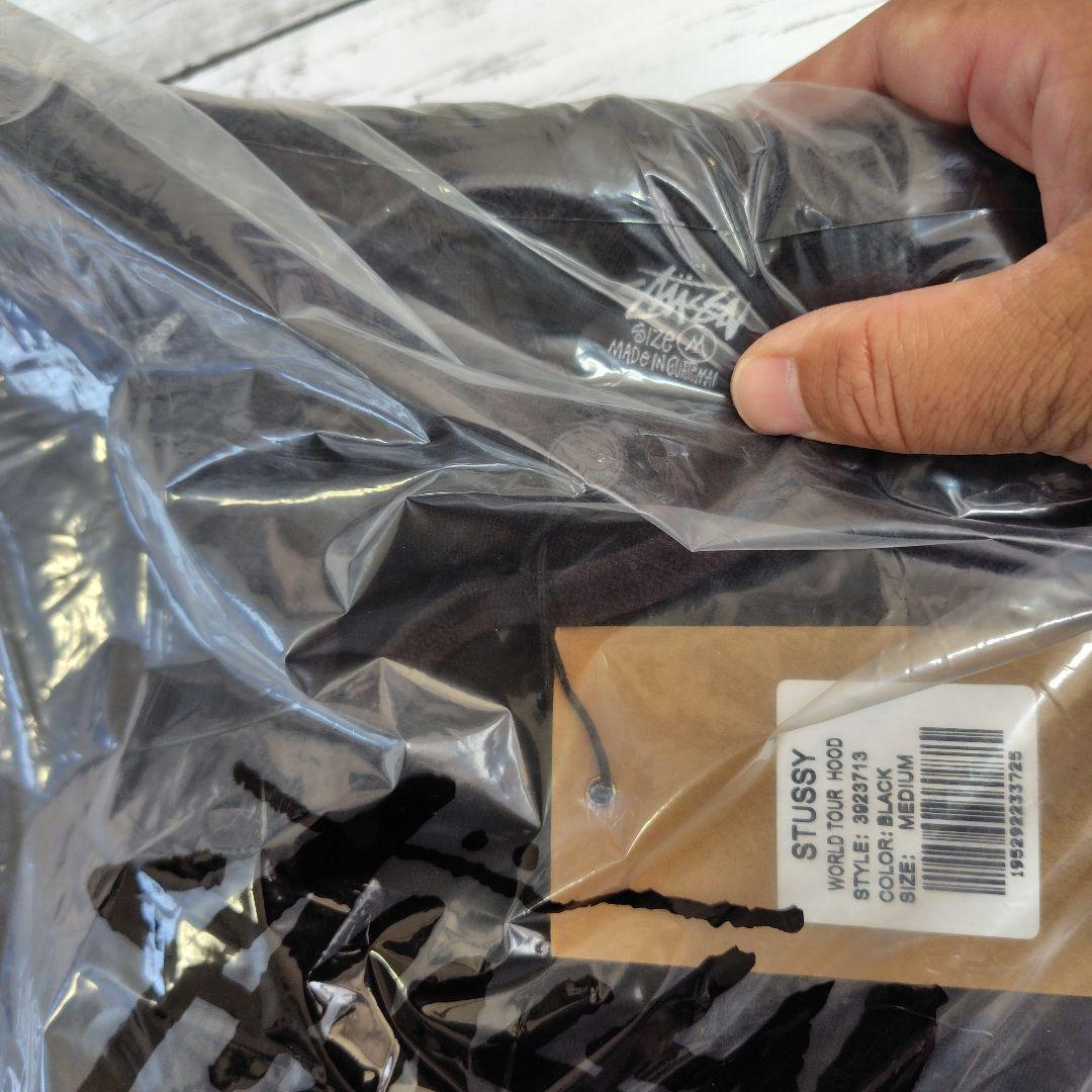 Stussy プルオーバーパーカー Mサイズ ブラック