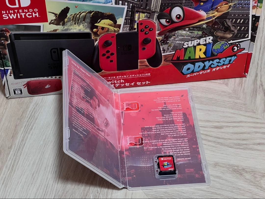 Nintendo Switch 本体マリオオデッセイver.+Joy-Con2個