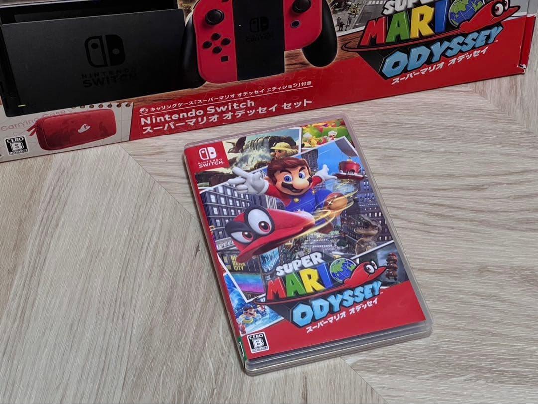 Nintendo Switch 本体マリオオデッセイver.+Joy-Con2個