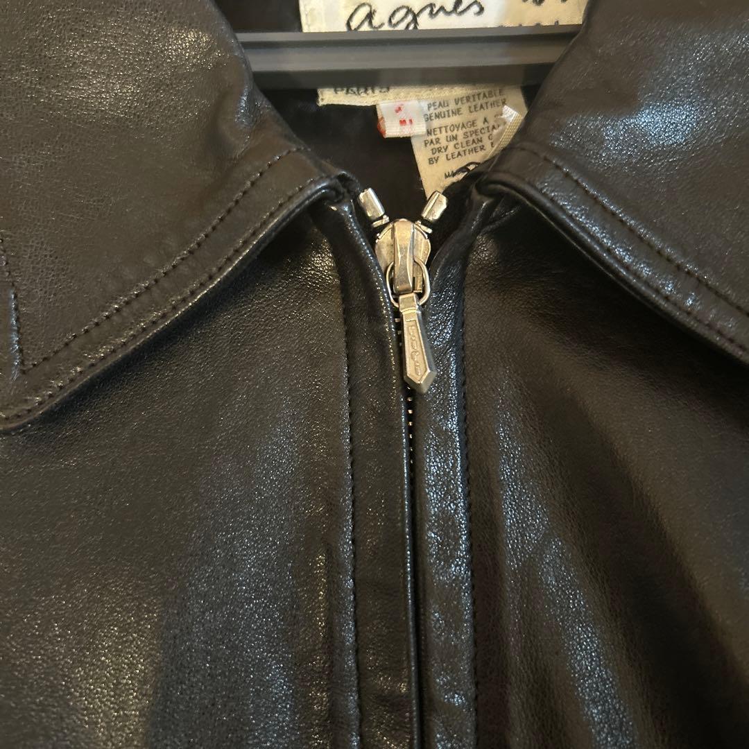 フランス製アニエスベーレザージャケット