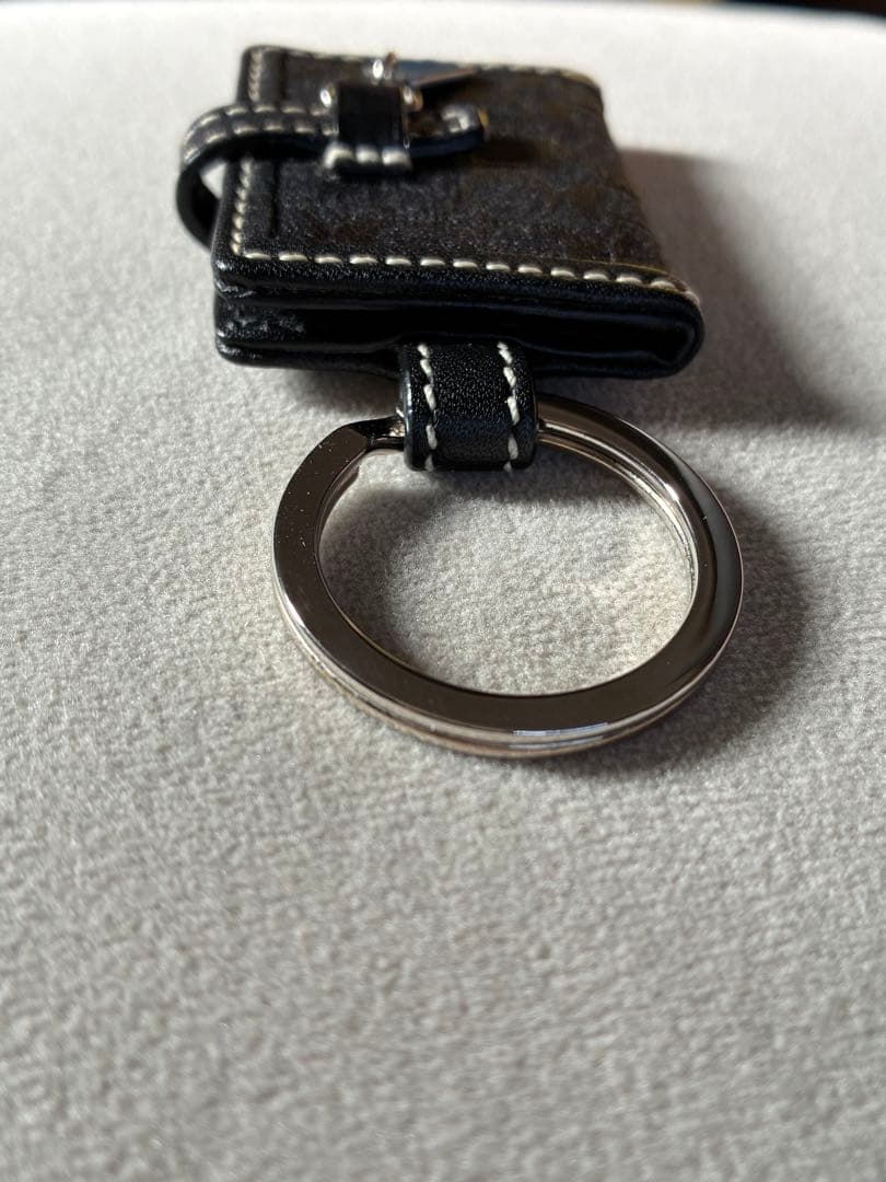 COACH 黒 ピクチャーフレーム　フォトフレーム　キーホルダー　キーリング