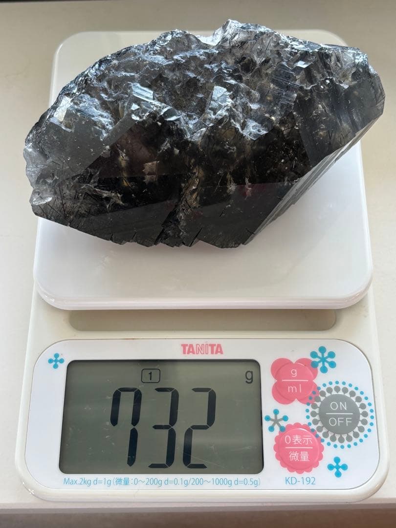 15万円⇒7万円切 美品 完璧 赤字 732g ブルーザギマウンテンクォーツ