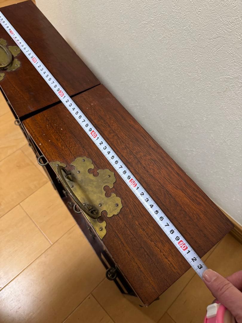 木製の薬棚　アンティーク　24個