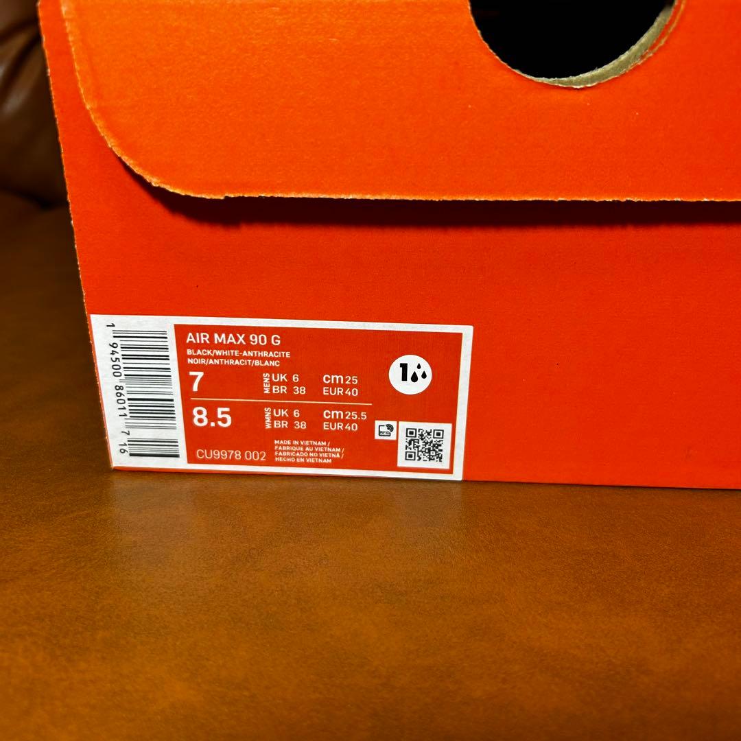 NIKE エアマックス90 ゴルフ　黒　25cm ユニセックス