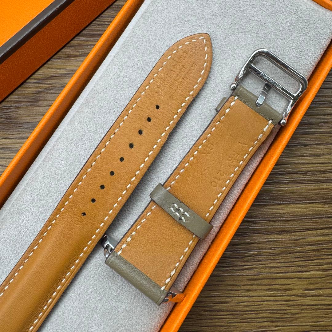 2423 Apple Watch エルメス　エトゥープ　ドゥブルトゥール　二重
