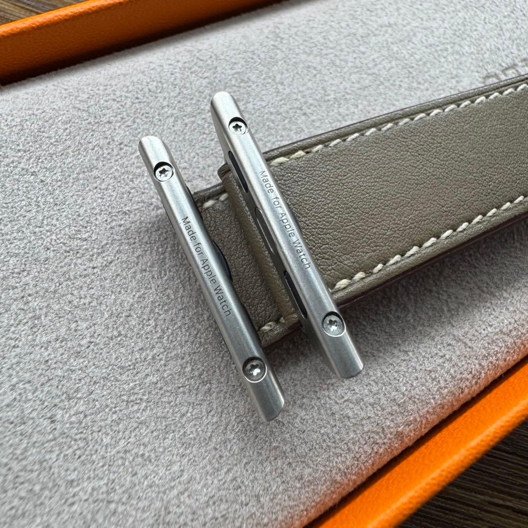 2423 Apple Watch エルメス　エトゥープ　ドゥブルトゥール　二重