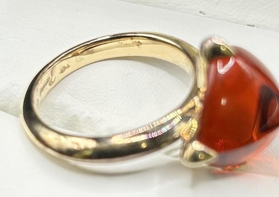 Baccarat （バカラ） クリスタルリング/指輪 赤系