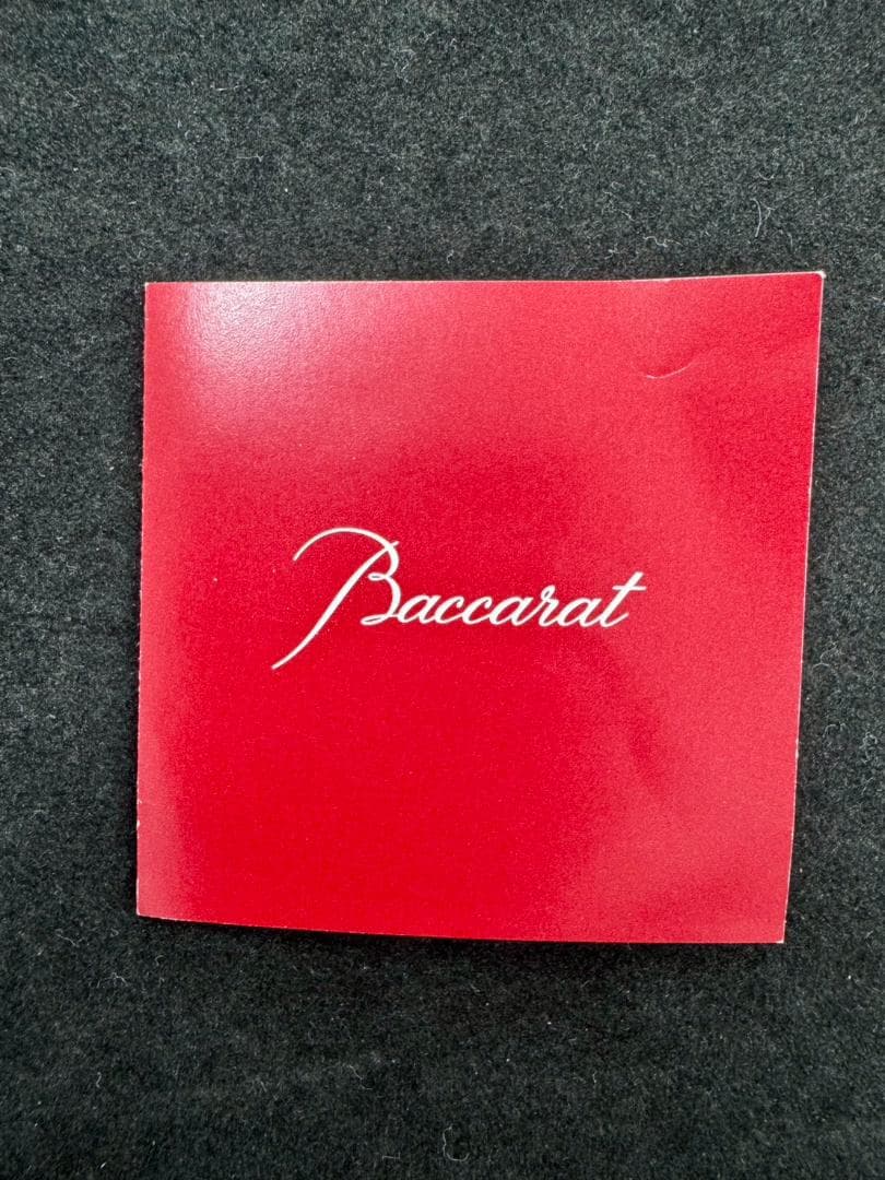 Baccarat （バカラ） クリスタルリング/指輪 赤系