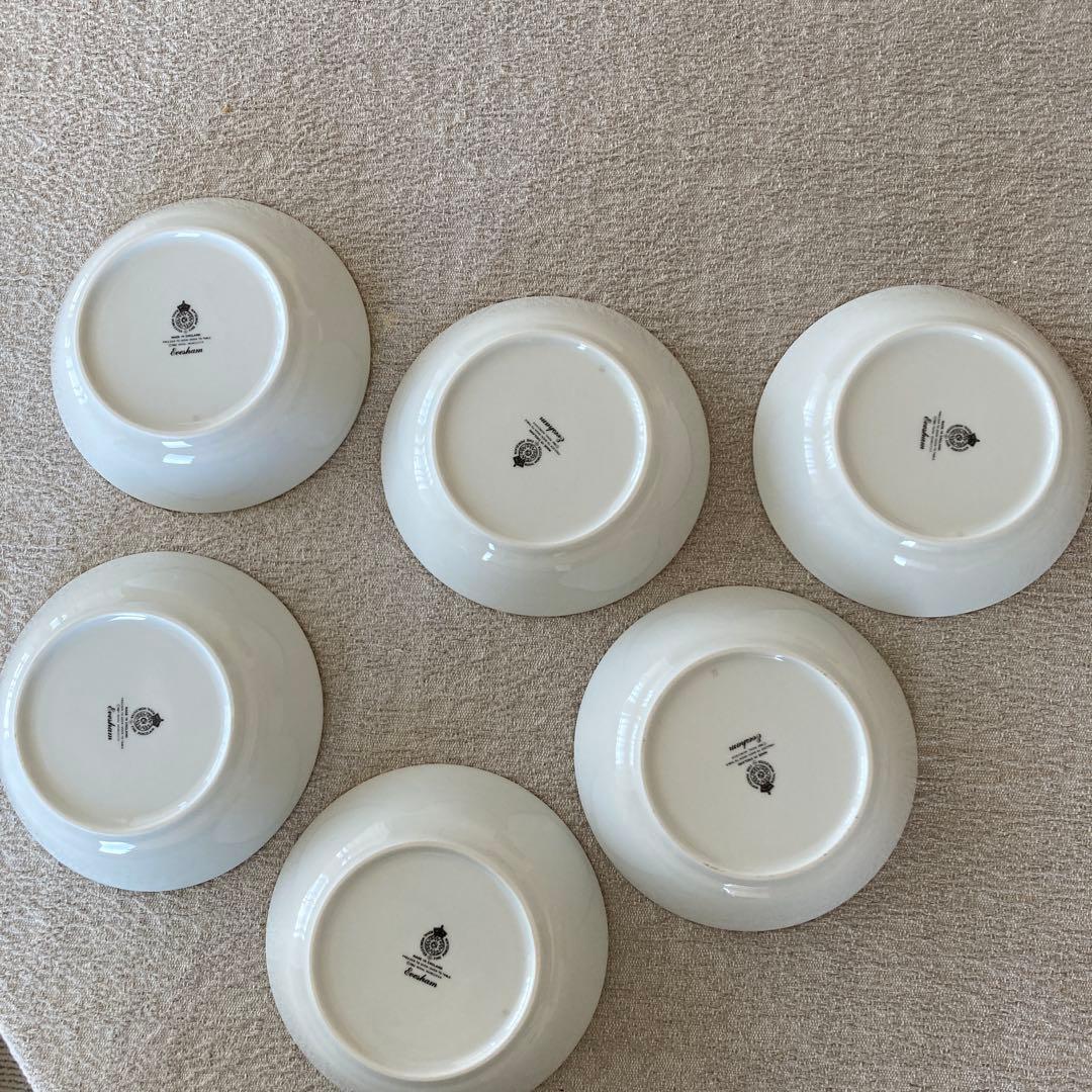 イブシャムゴールド Evesham gold フルーツボウル６枚