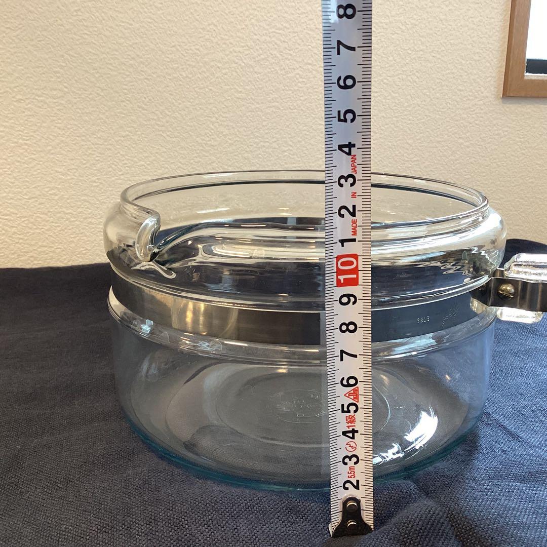 オールドパイレックス 耐熱ガラス 片手鍋