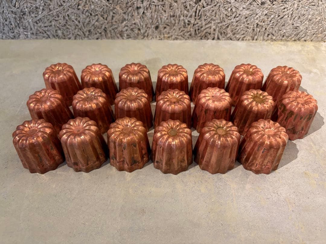 銅製カヌレ型 20個セット