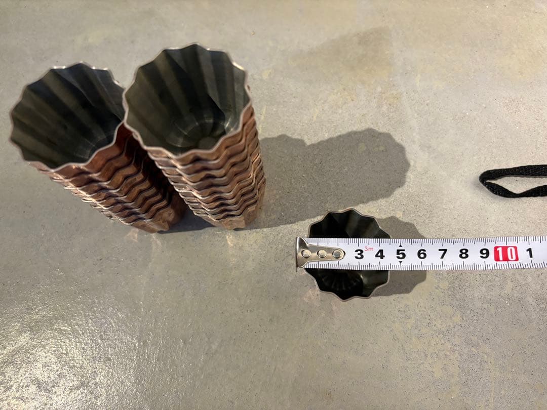 銅製カヌレ型 20個セット