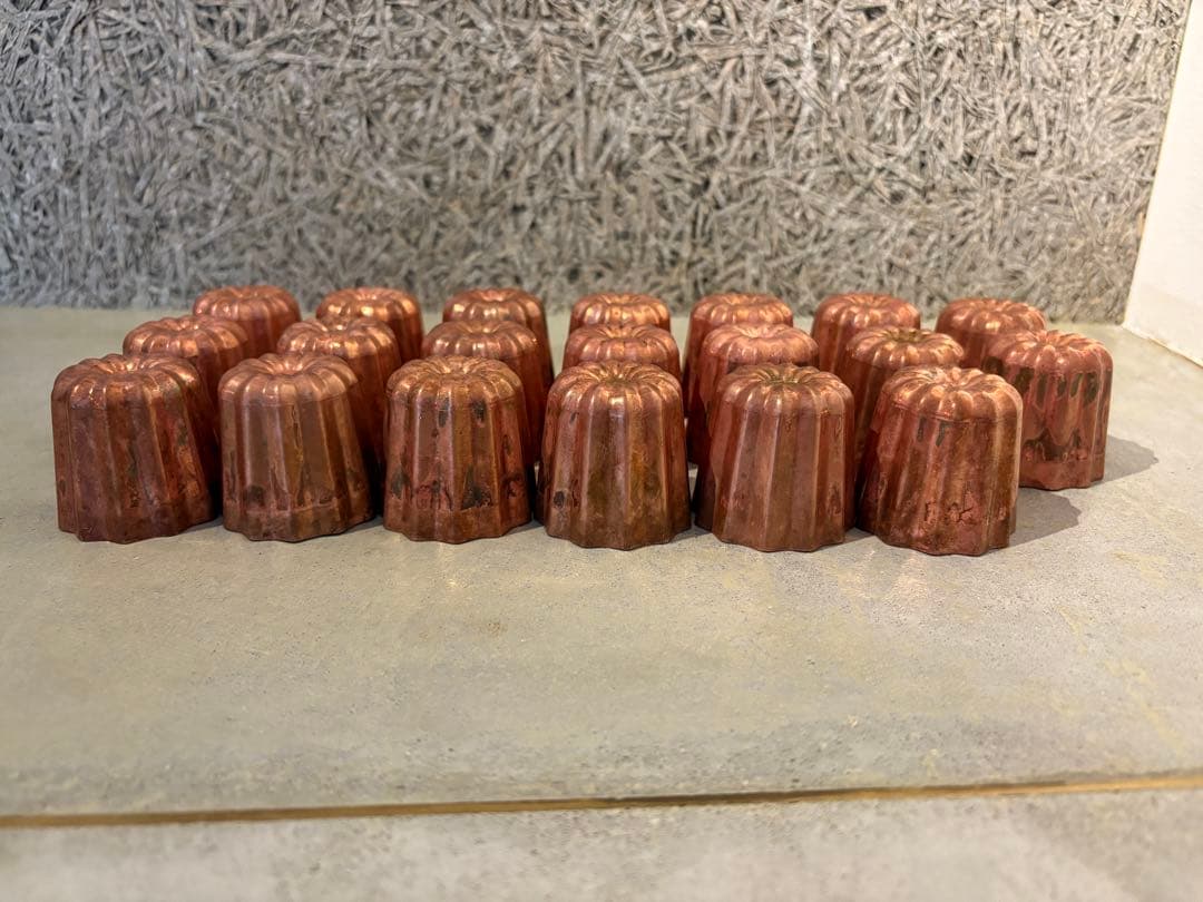 銅製カヌレ型 20個セット