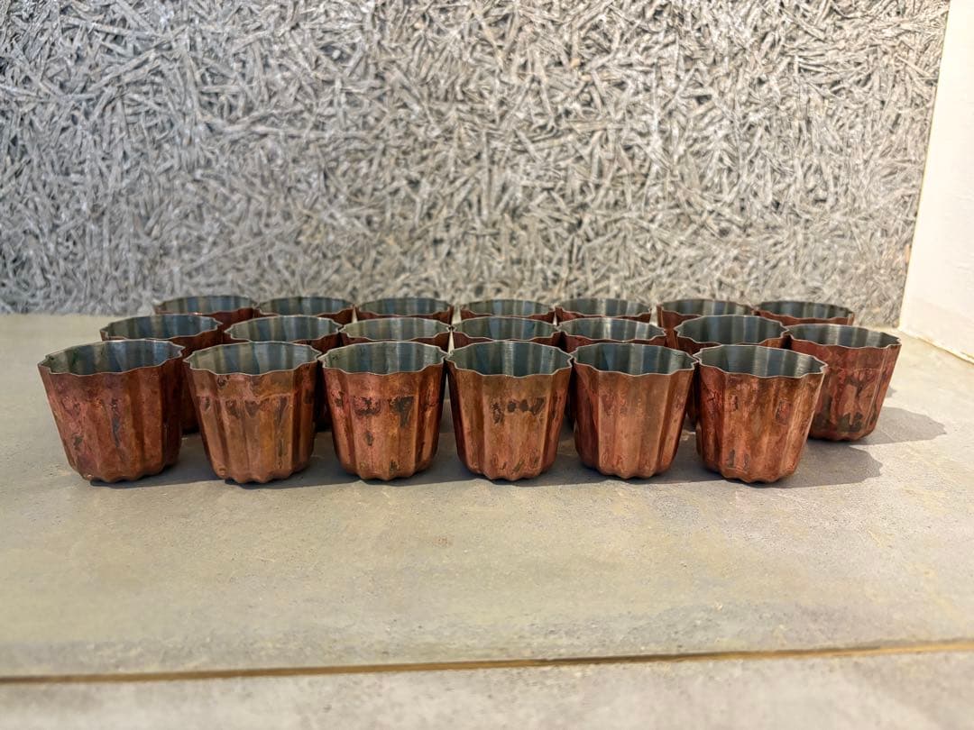 銅製カヌレ型 20個セット