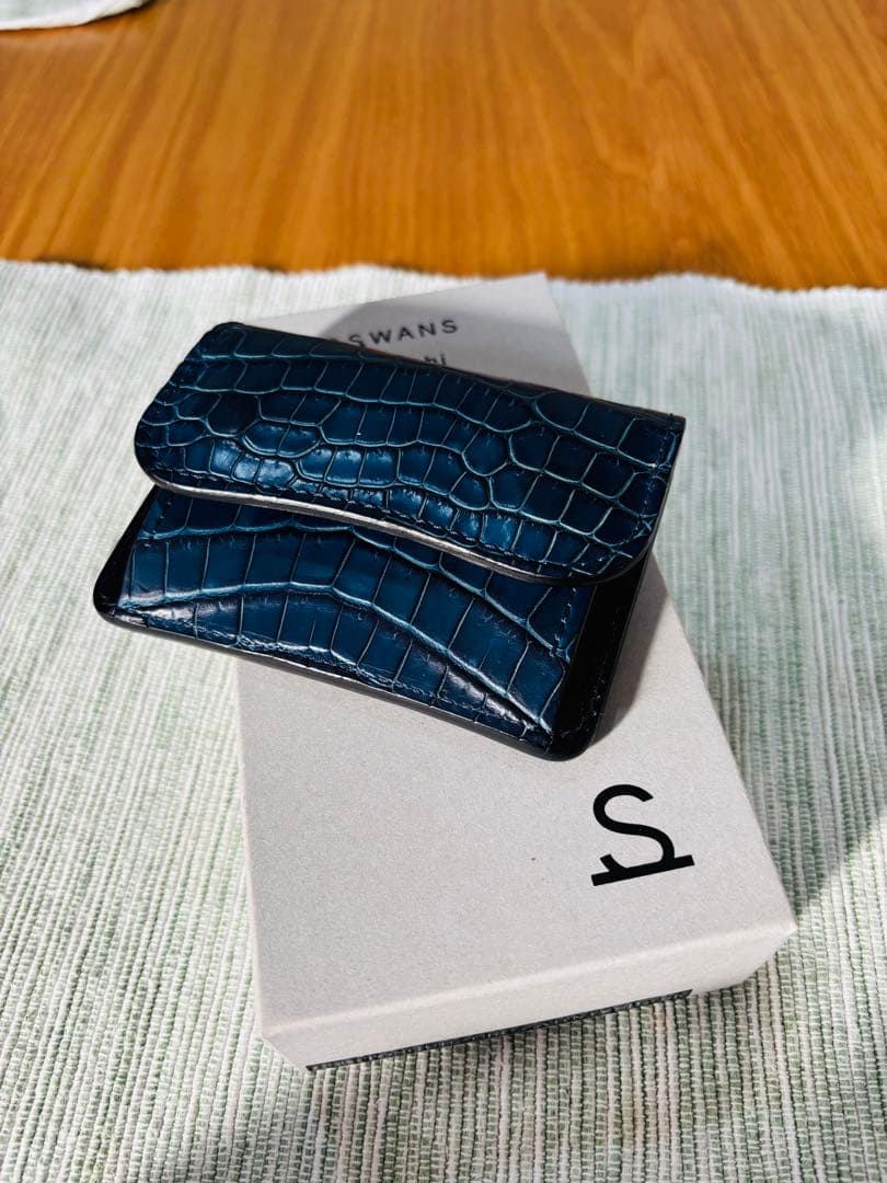 【美品・限定品】WILDSWANS TONGUE 藍染クロコダイル