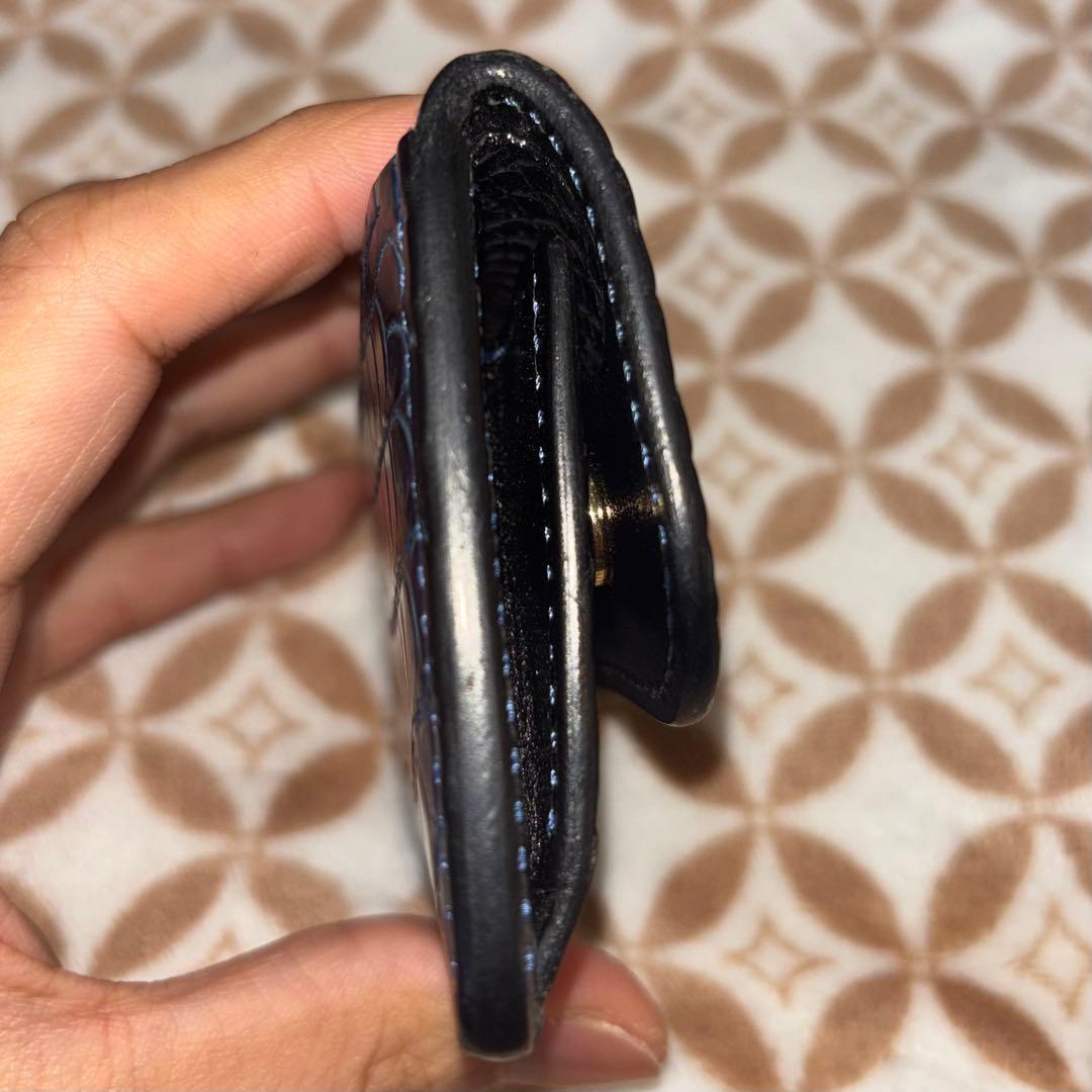 【美品・限定品】WILDSWANS TONGUE 藍染クロコダイル