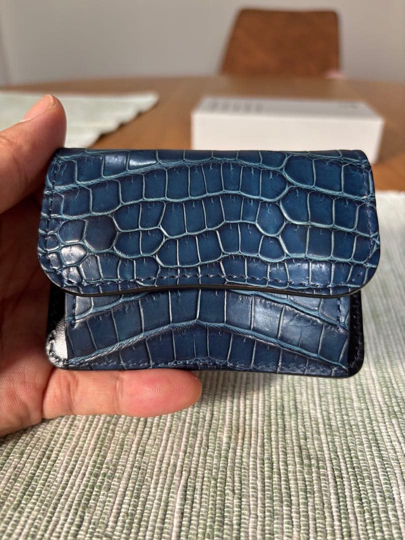 【美品・限定品】WILDSWANS TONGUE 藍染クロコダイル