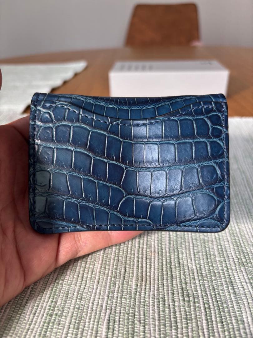 【美品・限定品】WILDSWANS TONGUE 藍染クロコダイル