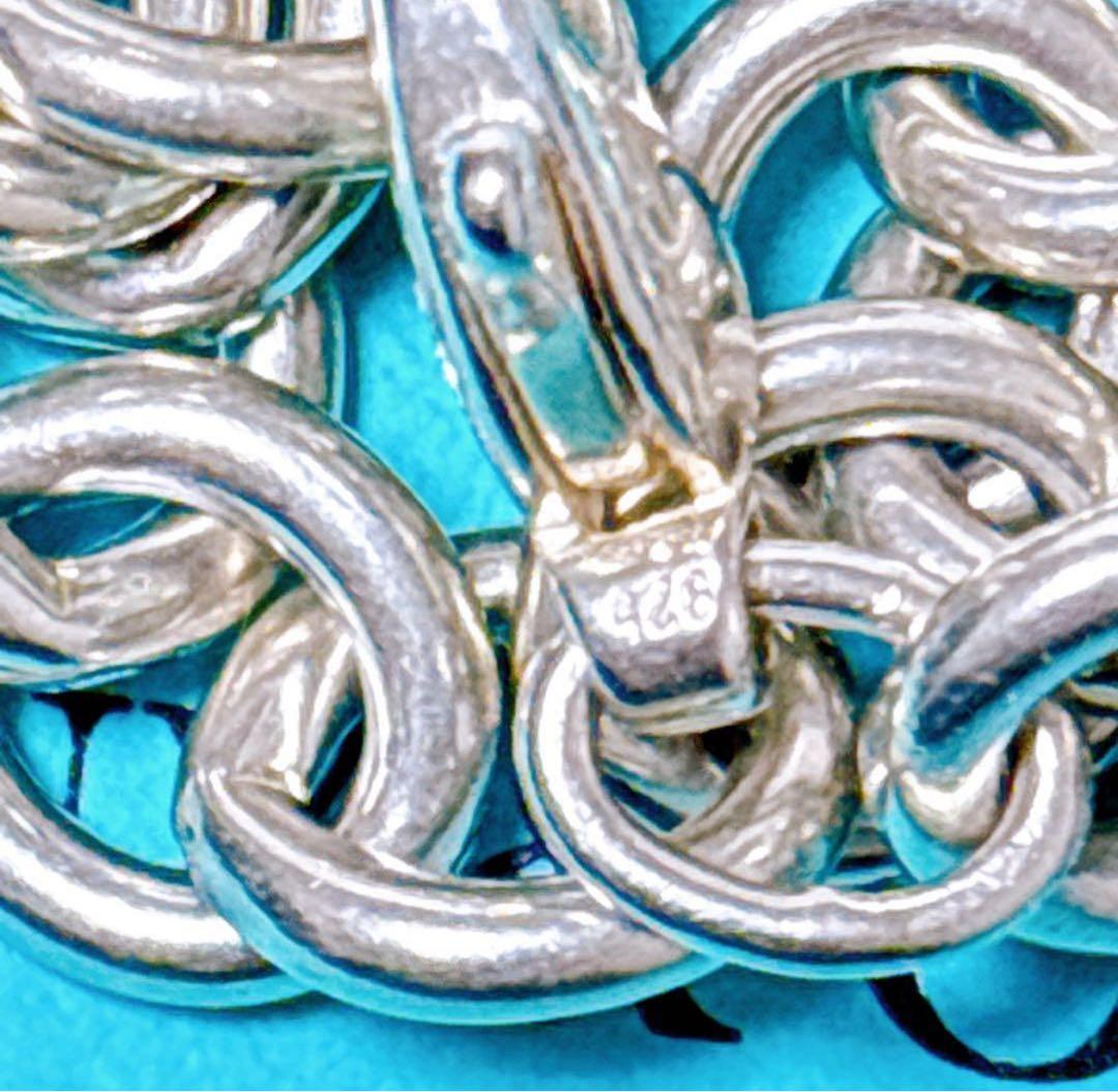 【美品】19cmティファニー リターントゥ オーバルタグ ブレスレット SV