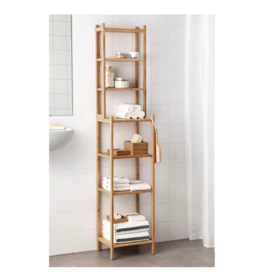 IKEA ローグルンド シェルフユニット 竹