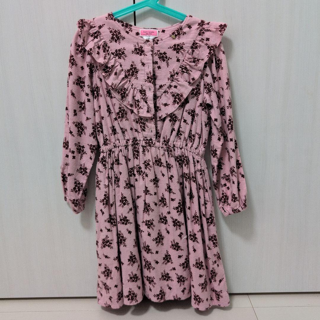 【ケイトスペード・メゾピアノ】長袖ワンピース 130cm 3点