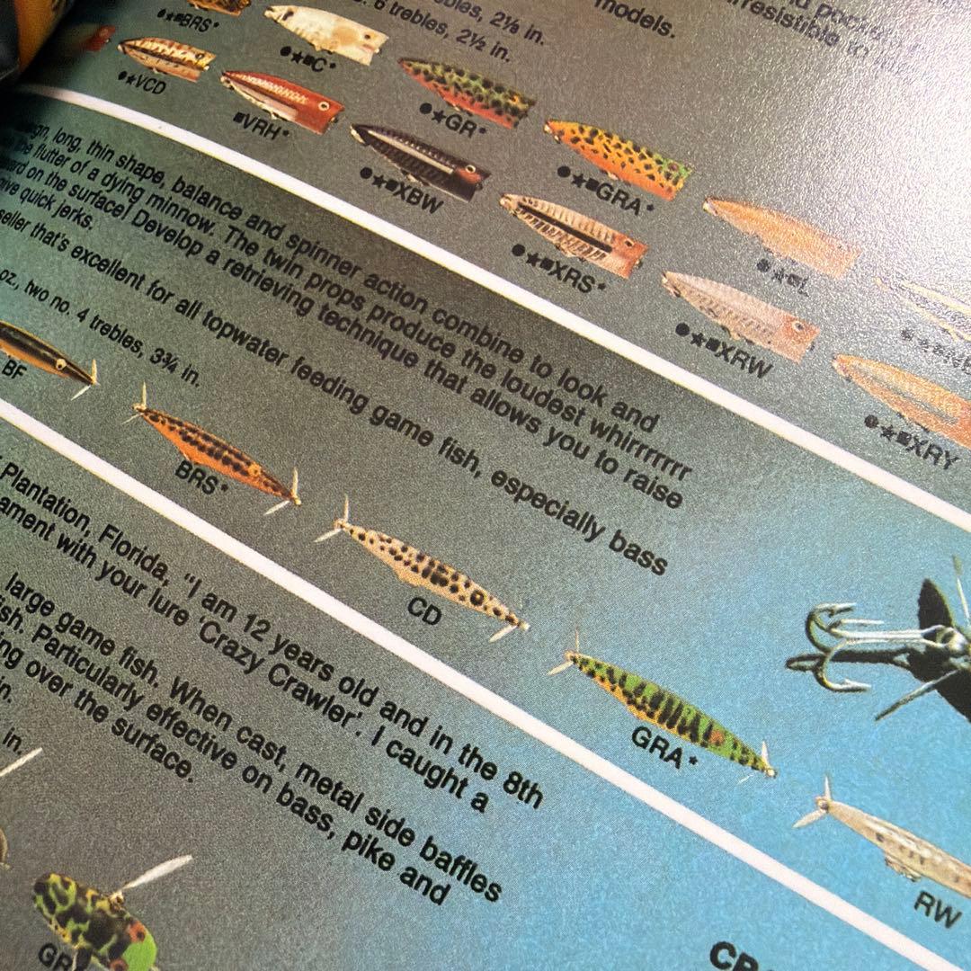 激レアルアー掲載！ ヘドン プラスチックス コレクティブルス　本　カタログ