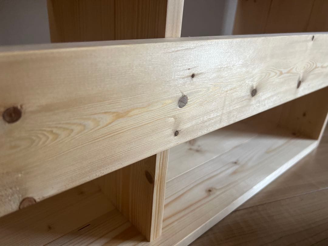 木製オープンシェルフ 3段　絵本棚　絵本ラック