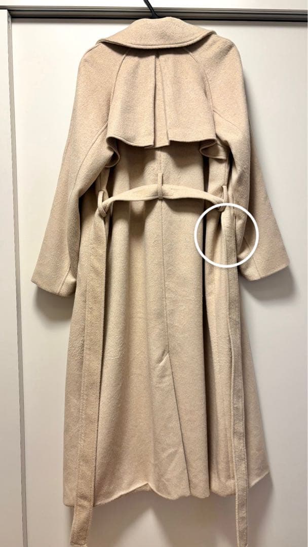 poláura ポローラ MANY WAYウールロングトレンチコート