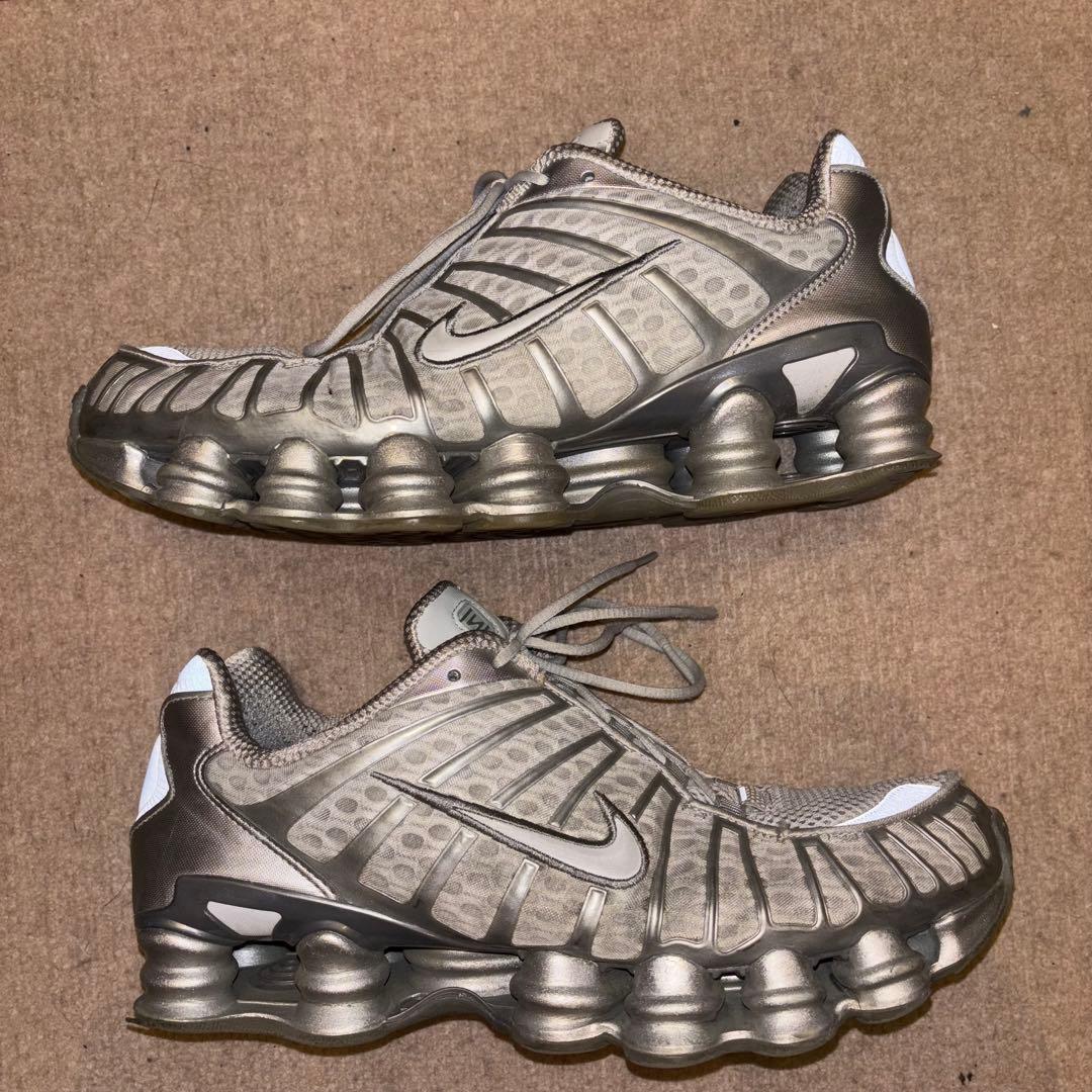 靴 Nike shox tl silver 28cm