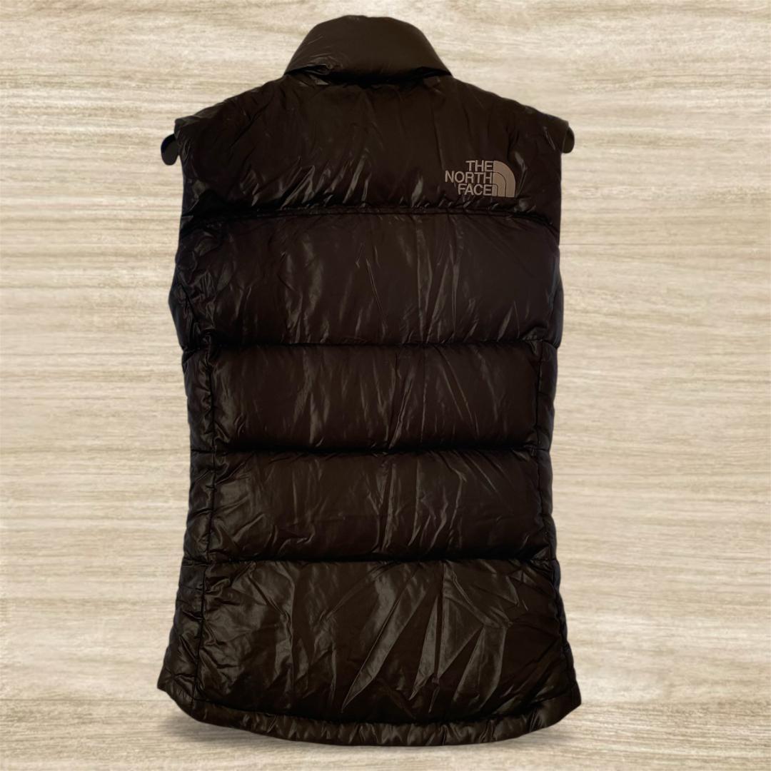 美品 THE NORTH FACE ダウンベスト ナイロン ブラック L 700